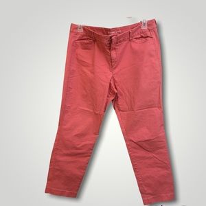 Old Navy Pixie Ankle Pant in Coral